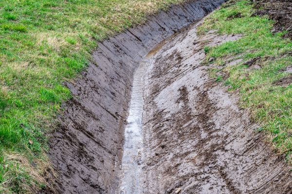 Drainage Ditch Construction
